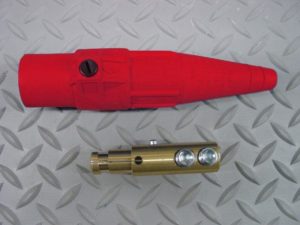 Double Screw Red Male 16 Series Connector - Duraline