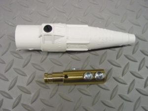 Double Screw White Male 16 Series Connector - Duraline