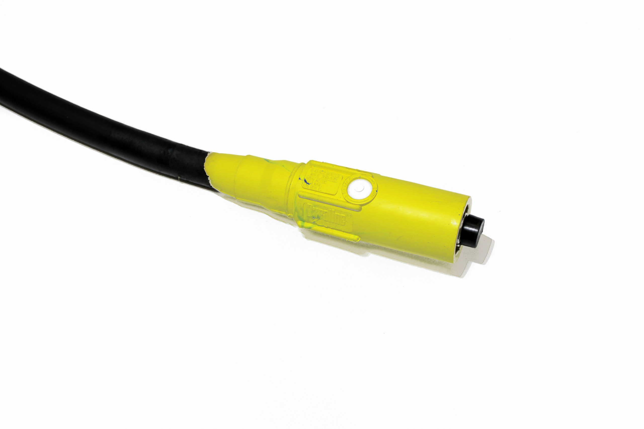 Male E1022 Ball Nose Pigtail Yellow - Duraline XPower E1022