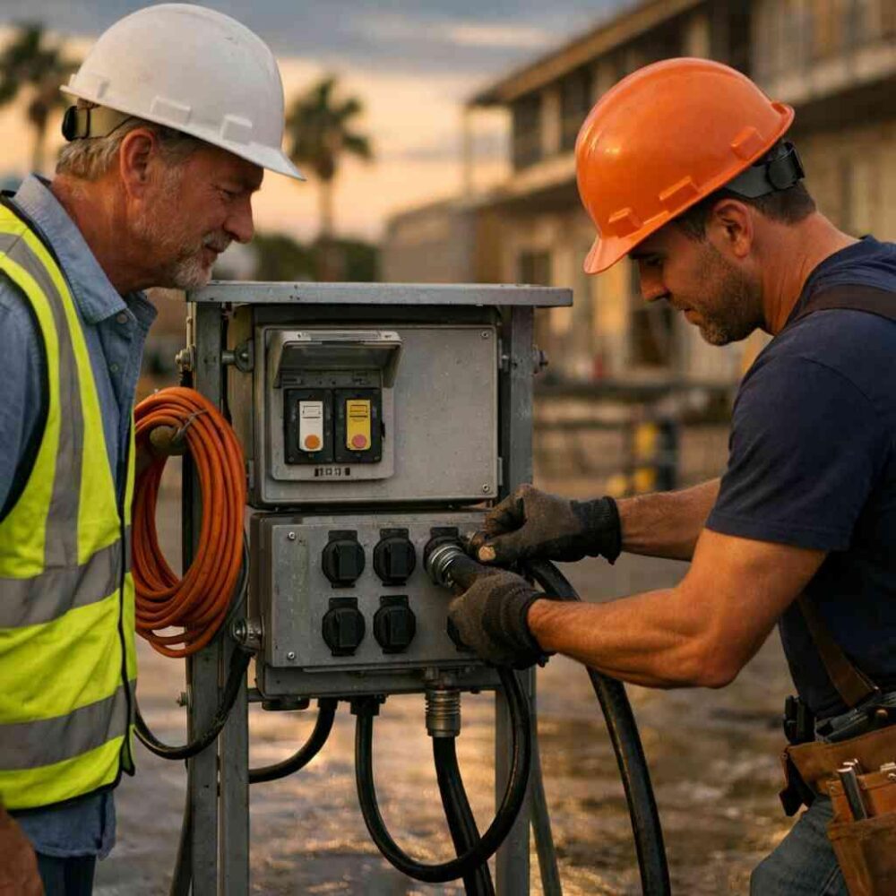 Top 5 NEC Rules for Temporary Power in Construction 2026