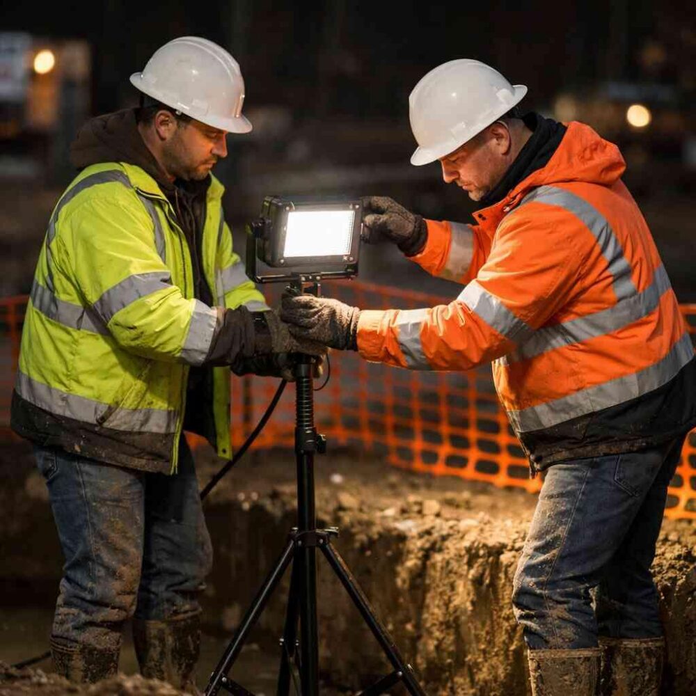 What Is OSHA Compliant Temporary Lighting for 2026 Sites