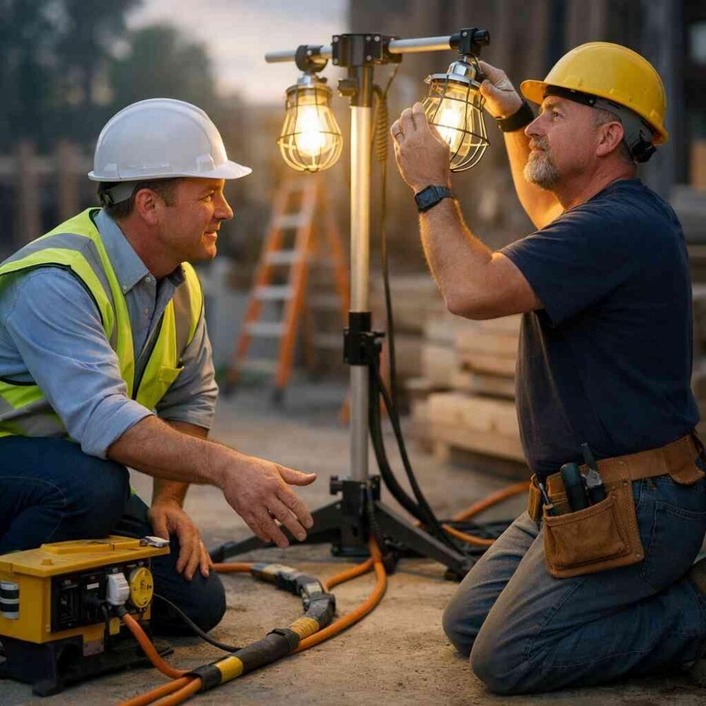 Top 5 OSHA Safety Checks for Temporary Lighting Systems